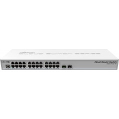 Коммутатор 24xgbe 2 xsfp+crs326-24g-2s+rm-mx