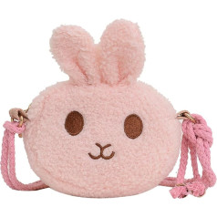 KASESSS Сумка из плюша для девочек, детская сумка для девочек, милые, сумка для детей, розовый кролик, сумка для девочек, детская сумка через пле