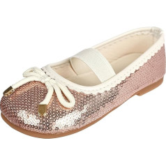 QUNUNOIRE - Принцесса Обувь Девочки Блеск Обувь Дети Блестки Мэри Джейн Обувь Сандалии Элегантный