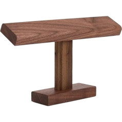 SHENJMAI Uhrenständer, Armbandhalter, Uhrenständer für Herren, Holz, T-Griff, Armbandhalter, Schmuck-Organizer, Halter für Arbeitsplatte, Tischplatte (Walunt, groß)