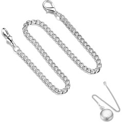 Цепочка для карманных часов, Цепочка для карманных часов с застежкой-лобстером, Металлическая цепочка для карманных часов, Цепочка для жил