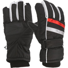 Детские Лыжные Перчатки Зимний Снег Лыжные Перчатки Утолщение и Теплый Ветрозащитный Водонепроницаемый Теплый Флис Спорт Сноуборд Лыжи В