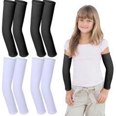 HJZHII 4 Пары Рукавов Руки Игровые Дети, Рукава Анти УФ Рукава Грелки Руки Чулки Солнцезащитные Компрессионные Рукава Рукав Мальчики Рукава Д