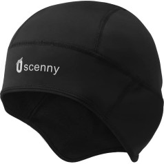 Велосипедная шапка Oscenny, шапка для бега, под шлем, ветрозащитная, водонепроницаемая, с мягкой подкладкой из флиса для мотоцикла, велоспорта,