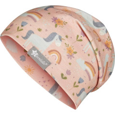 Sterntaler Девушки Высокий хлопок Богатые Печатных Единорог Beanie Hat