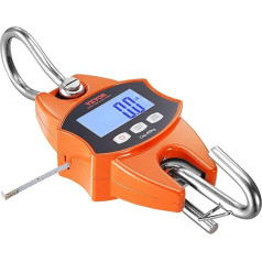 VEVOR крановые весы 0,15 до 400 кг цифровые подвесные весы фунты/кг/Н тянуть весы 0,05 кг точность диких весов промышленные весы ЖК-дисплей подвесн