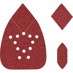 120pcs Mouse Sander Sandpaper for Mouse Sander, Detail Sander Sandpaper Sanding Sheets, Mouse Sander Pads Sanding Paper 60 120 180 240 Grit for Detail Sander, Finger Sander -FBD12