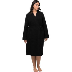 Женский халат Ulla Popken черный 46-48, черный