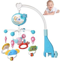Мобиль Baby, музыкальная мобильная кровать для новорожденных с музыкой, светом и проектором, мобильная детская музыкальная шкатулка с 400 мел
