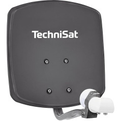 Спутниковая антенна Technisat Digidish 33 33 см с креплением и двойным LNB - серый