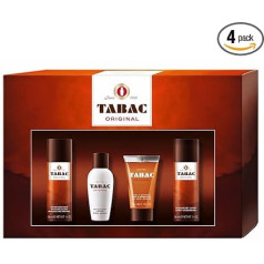 Набор Tabac® Original Quattro - Оригинальный с 1959 года - Нежный для кожи - с ароматом оригинала - Заметное ощущение свежести | 50 мл Лосьон после бритья, г