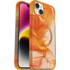 OtterBox Slim & Sturdy Serie Hülle für iPhone 14 Plus mit MagSafe, stoßfest, sturzsicher, ultraschlank, dünne schützende Hülle, Getestet nach Militärstandard, Orange