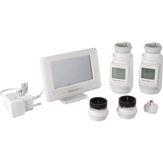 Honeywell Home Evohome 2 x беспроводной умный термостат и 1 x консоль - умный радиаторный термостат - работает от батареек, простая установка и обнаруже