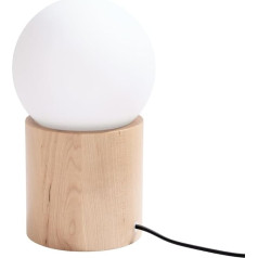 SOLLUX lighting BOOMO Natural Wood Table Lamp - Настольная лампа - Светодиодная настольная лампа - Светодиодная прикроватная лампа - Лампочка в комплект не вход