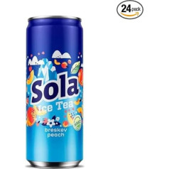 Sola the Real Taste - Сделано из настоящих ингредиентов и прессованного аромата (Персик (банка), 0,33 л)