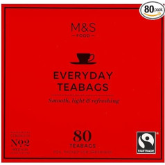 Marks & Spencer Everyday Tea 80 Teebeutel Fairtrade M&S