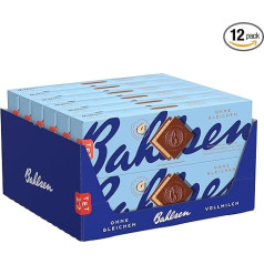 Bahlsen Ohne Gleichen Whole Milk - Pack of 12 - Хрустящая вафля с фундучным кремом и молочным шоколадом (12 x 125 г)
