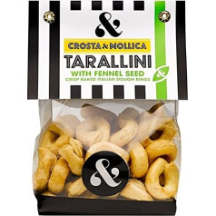 Crosta & Mollica Tarallini с семенами фенхеля 180 г - упаковка из 2 штук