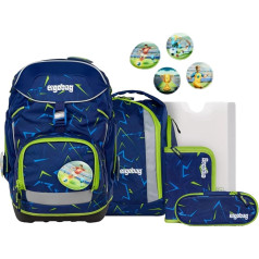 Эргономичный школьный рюкзак ergobag, гибкий набор из 6 предметов, начальная школа 1-го года для девочек и мальчиков