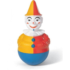 Rolly Toys 22 114 1 221141 221141 Стоящий клоун со звуком колокольчика (от 3 лет, высококачественный пластик, с глокеншпилем, размер: 20,5 x 9,5 x 9,5 см, вес: 0,27 кг