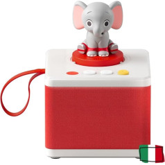 FABA - Сказочник - аудио-шкатулка со звуковой фигуркой слоненка Эле - развивающая игрушка итальянской версии для детей от 0 до 6 лет