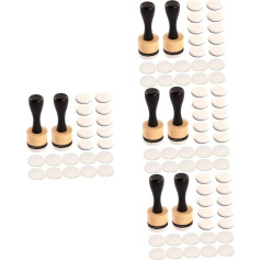 Lurrose 4 комплекта губка щетка мыло дозатор макияж кисти ребенка чернила мелки краски пены краски штампы губка щетки раковина caddy очистки губ