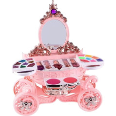 Девочки Макияж Набор, Дети Играть Косметические, Компактные Игрушки с LED Творческий Реалистичный Взгляд Забавные Аксессуары Дети Притворя
