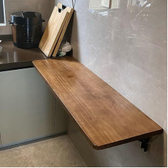 Hpirfye Деревянный складной стол Wandk, верстак, складной настенный стол, кухня, большая грузоподъемность, несколько размеров, экономия места, по