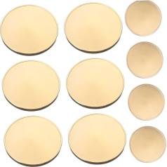 OSALADI Пакет из 10 пустых латунных монет вызова 10 штук граница золотой личности железо путешествия