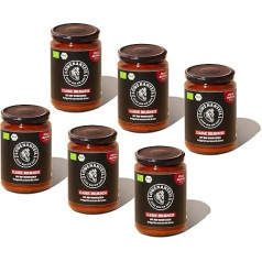 Löwenanteil - 100% органическое тушеное мясо Классик Болоньезе - 6 x 570 г - богатая белком органическая готовая еда с сочной органической говядиной, 