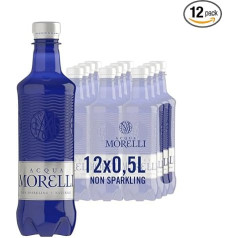 ACQUA MORELLI Non-Sparkling - Негазированная вода из итальянской горной воды - Изысканное наслаждение благодаря минимальной минерализации - Непревзойд