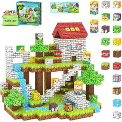 Магнитные блоки с игрушкой 