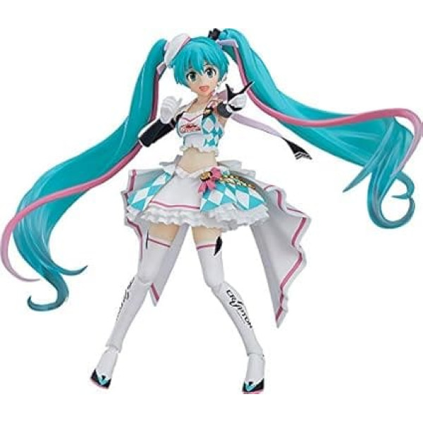 Good Smile Racing Hatsune Miku Gt Project: Racing Miku 2019 Figma Action Figure, Multi-Colour