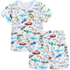 2025 Тоддлер Мальчики Одежда Футболка И Шорты 2 Шт. С Коротким Рукавом Футболки Топы Плед Топ Короткий Спортивный Одноцветный Экипировка Мал