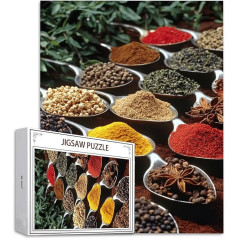 Пазл Кухня 3000 деталей, деревянный пазл для взрослых, разноцветный деревянный пазл, классические пазлы Специи деревянный пазл для взрослых 