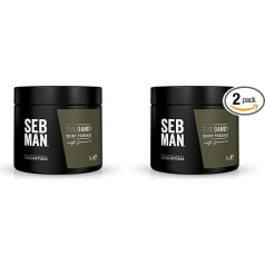 Seb Man The Dandy - Помада с легкой фиксацией - Для блестящего и гладкого покрытия - Для всех типов волос - 1 x 75 мл (упаковка 2)