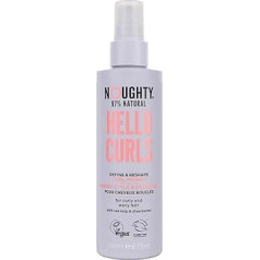Noughty 97% Natural Hello Curl Define and Re-Shape Curl Primer, богатая витаминами формула для вьющихся и волнистых волос, с морскими водорослями и маслом ши, без сульф