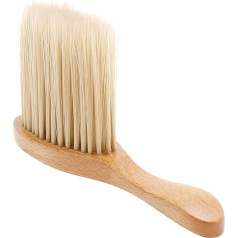 Lurrose парикмахерские шеи пыль щетка деревянные сломанные волосы чистая щетка профессиональные волосы очистки щетка небольшой шеи пыль пра