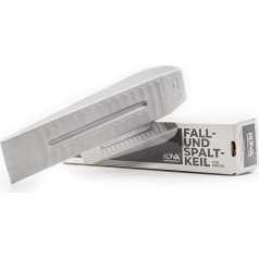 KOVA® Professional Aluminium Splitting Wedge Solid Splitting Wedge in Wedge Shape Made of Special Aluminium for Wood Splitting Wood Splitting Axe Splitting Hammer Wood Splitter Rotary Splitting Wedge