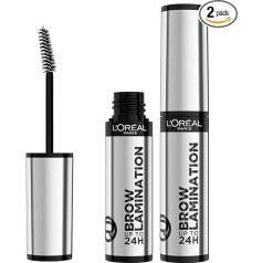 L'Oréal Paris Infaillible Brow Lamination Gel для бровей с профессиональным эффектом ламинирования и долгой фиксацией Цвет прозрачный (упаковка из 2)