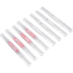 Generisch Pack of 8 Nail Nutrition Pen Gel Nail Polish Cuticle Nourishing Oil Cuticle Oil Pens Gel para uñas Nail Gele Nail Polish Essential Nail Care Oil Manicure Nourishing Hydrate Pen PP