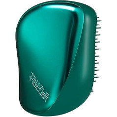 Tangle Teezer Compact Styler Detangling Hairbrush for Wet and Dry Hair, Perfect for Travel and On the Go, Green (Green Jungle)