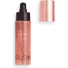 Makeup Revolution, Radiance, Shimmer Oil, Highlighter, Pink, 100 мл