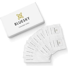 BLUESKY Очищающие салфетки для гель-пола, 20 штук, остатки гель-пола для ногтей UV LED, подготовка ногтей и вытирание липкого слоя, 50 г