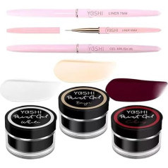Набор Yoshi Nail Salon Kit - гели для окрашивания, кисти и аксессуары - полный комплект для профессионального дизайна ногтей