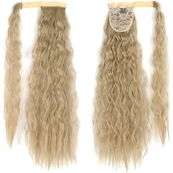 22 Zoll синтетические Mais gewellte lange Pferdeschwanz Perücke Wrap Haarspange Расширения Pferdeschwanz Haarknoten Damen Haarschmuck (Цвет : 16)