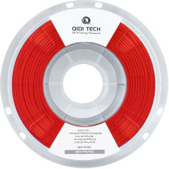 QIDI TECH ABS Filament без запаха 1.75 мм, 3D принтер, 1 кг катушка (2.2 фунта), 3D принтер для большинства FDM 3D принтеров, красный