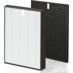 Сменный фильтр HEPA FY2422/30 и фильтр с активированным углем FY2420/30 для очистителя воздуха Philips AC2889, AC2887, AC2882, AC3829/10 (HEPA + фильтр с активированным уг