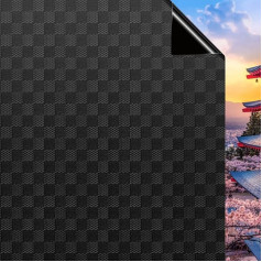 Qualsen Blackout Film Window Film Opaque Black Window Privacy Film Privacy Film Self-Adhesive Dark Opaque Film Blackout Film Anti-UV 90 x 300 см