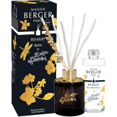 MAISON BERGER Lolita Lempicka Black Edition Fragrance Tree - диспенсер для ароматов для дома + 6 веток ивы, 100% растительного происхождения - долговечность, мягкость и п